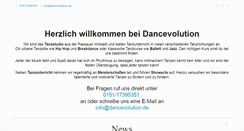Desktop Screenshot of dancevolution.de